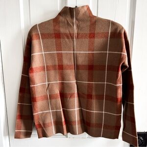 Jones New York Plaid Sweater